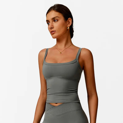 Yoga Tank Top with Built-In Bra