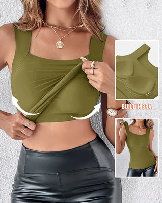 Sculpt Tank with Built-In Bra