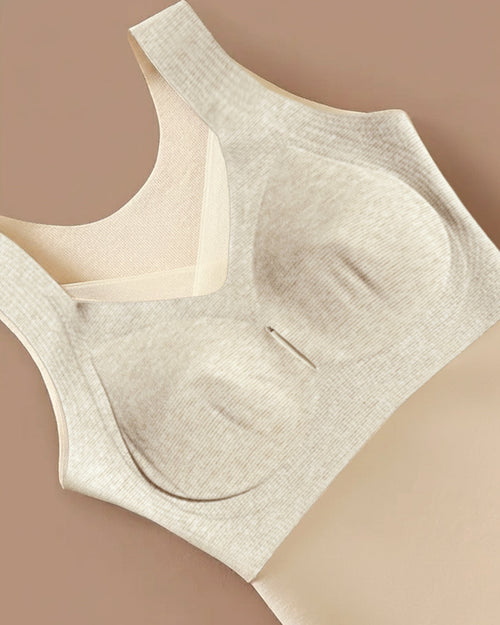 Sheer Mesh V-Neck Tank with Built-In Bra