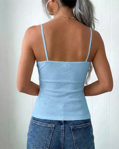 French-Inspired Camisole with Built-In Bra