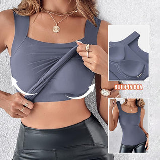 Sculpt Tank with Built-In Bra