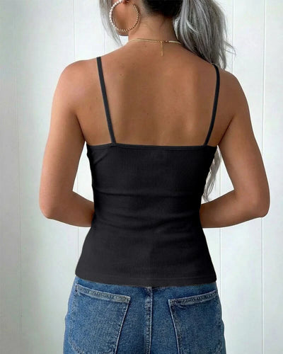 French-Inspired Camisole with Built-In Bra
