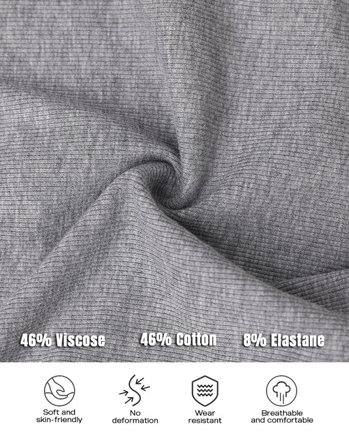 Notch Neck Ribbed Long-Sleeve with Built-In Bra