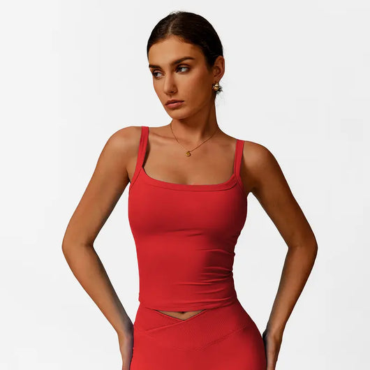 Yoga Tank Top with Built-In Bra