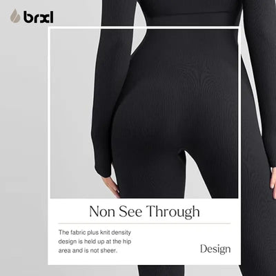 Tummy Control One-Piece Jumpsuit with Built-In Bra