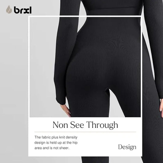 Tummy Control One-Piece Jumpsuit with Built-In Bra