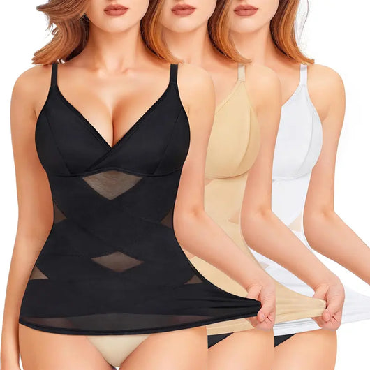 Tummy Control Camisole with Built-In Bra