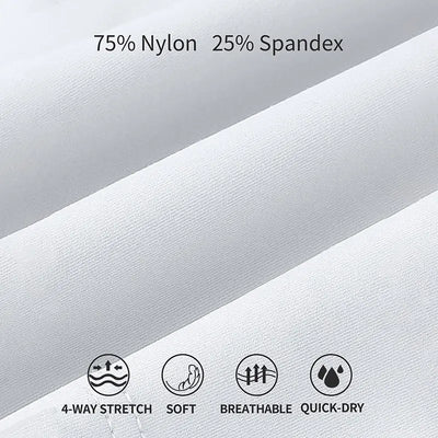 V-Neck Racerback Tennis Dress with Built-In Bra and Shorts