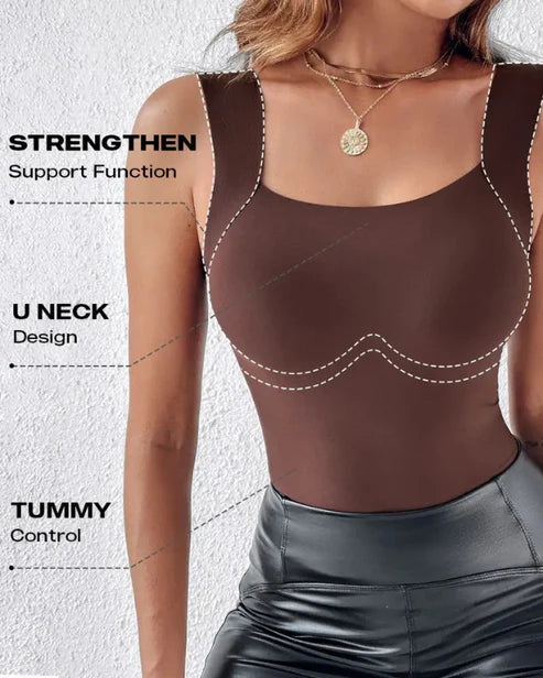 Sculpt Tank with Built-In Bra