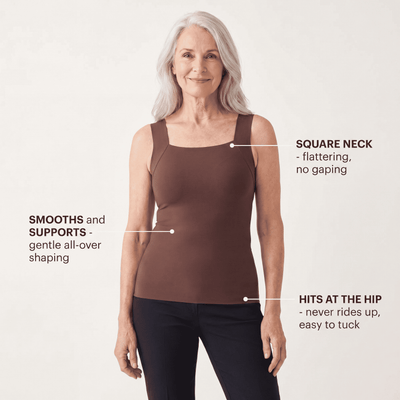 Sculpt Tank with Built-In Bra