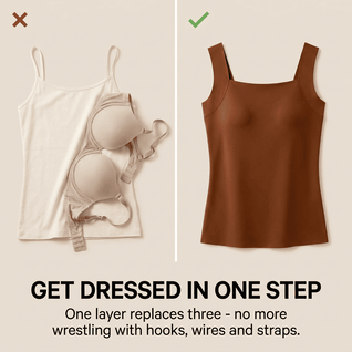 Sculpt Tank with Built-In Bra