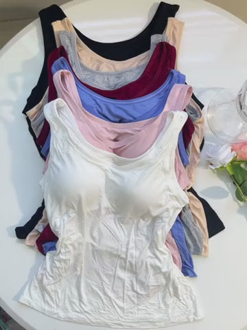 Plus Size Sculpt Tank with Built-In Bra